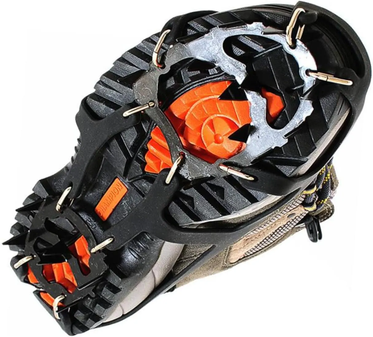 1 Pair Punch Mitts Snow Spikes Cleats Hiking Shoe Grip Silicone Shoe Covers Ice Climbing Equipment 18