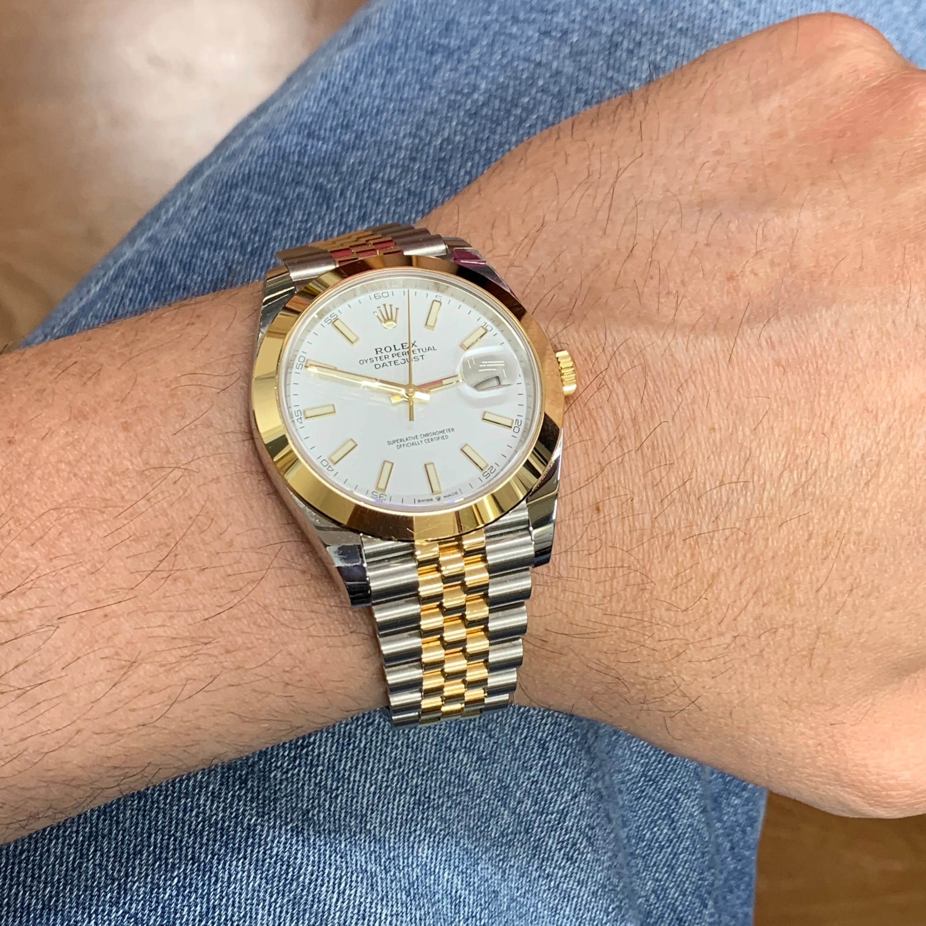 41mm Rolex Datejust 2 Watch with Two-tone Jubilee Bracelet (2021, papers)