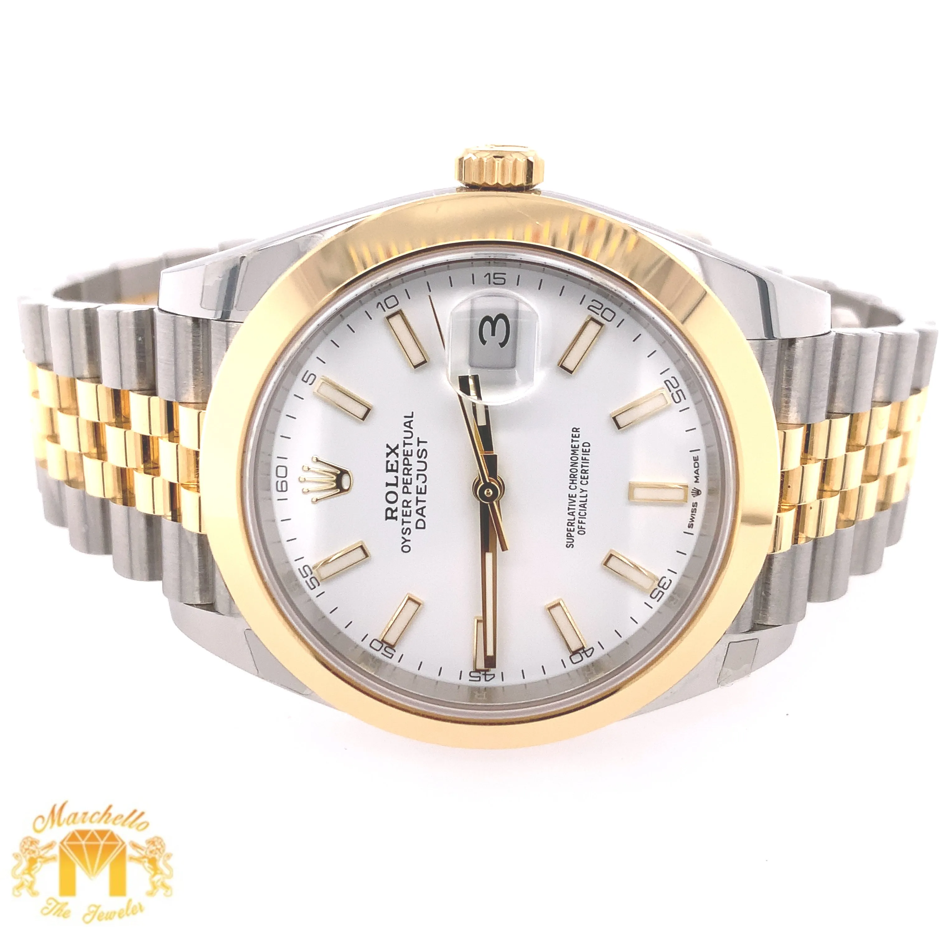 41mm Rolex Datejust 2 Watch with Two-tone Jubilee Bracelet (2021, papers)