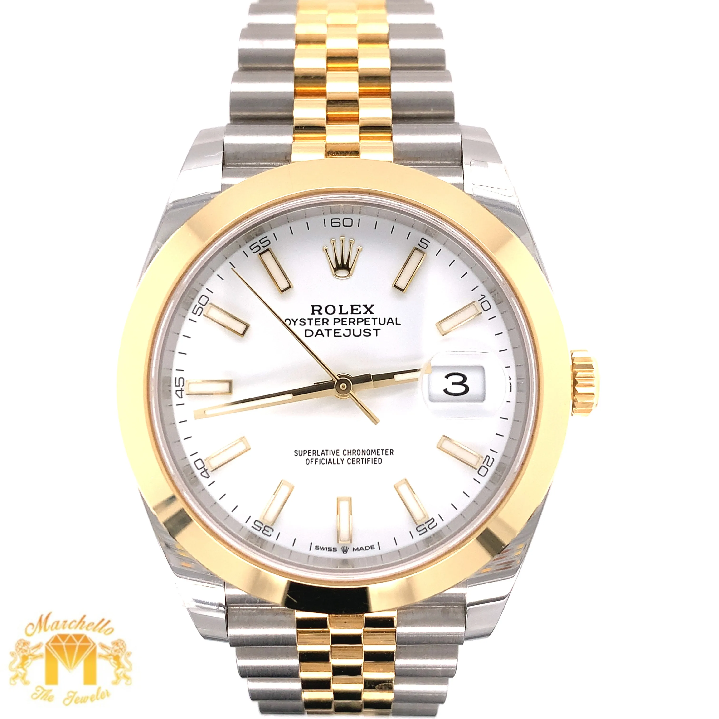 41mm Rolex Datejust 2 Watch with Two-tone Jubilee Bracelet (2021, papers)