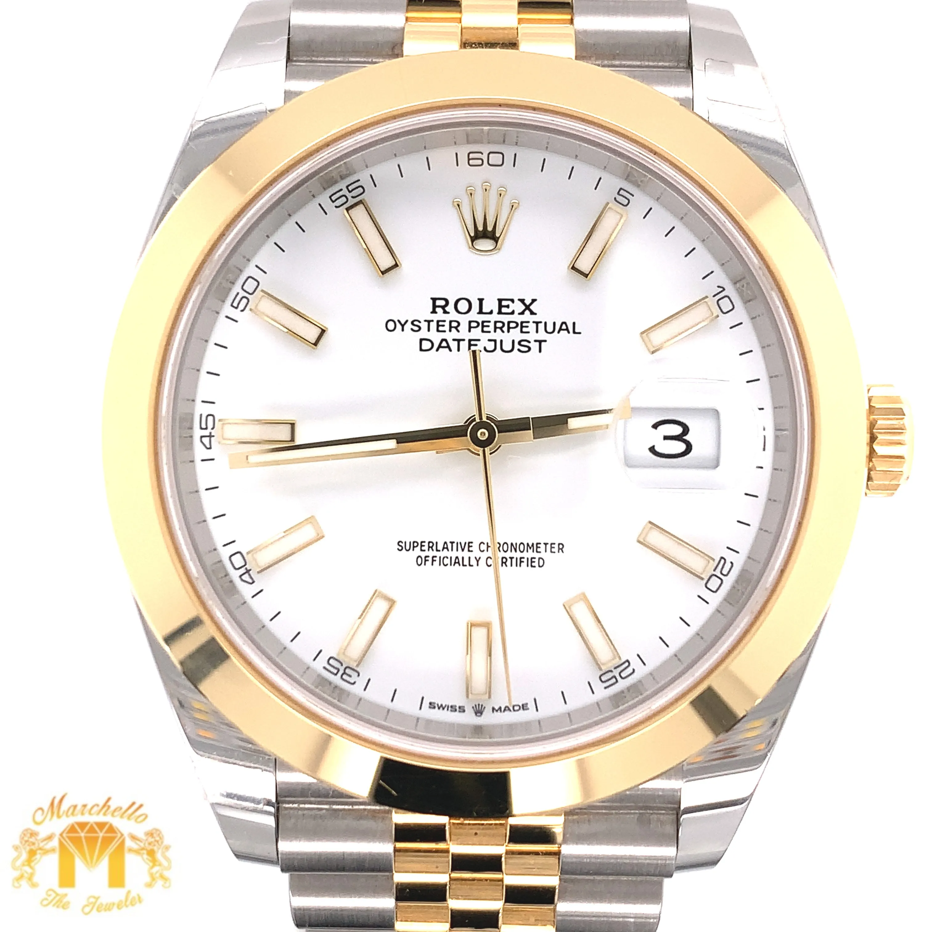 41mm Rolex Datejust 2 Watch with Two-tone Jubilee Bracelet (2021, papers)