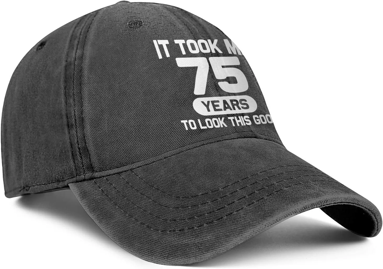 75th Birthday Gifts for Men Women 75 Year Old Gifts 1950 Birthday Vintage Hat 100% Cotton Baseball Cap