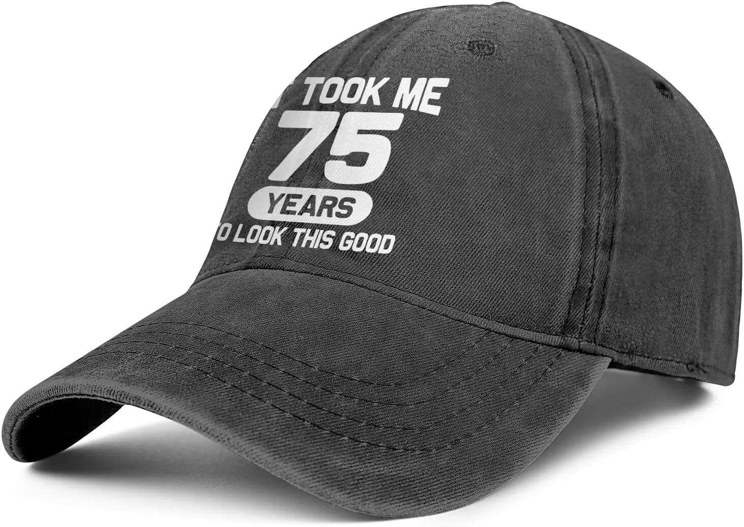 75th Birthday Gifts for Men Women 75 Year Old Gifts 1950 Birthday Vintage Hat 100% Cotton Baseball Cap