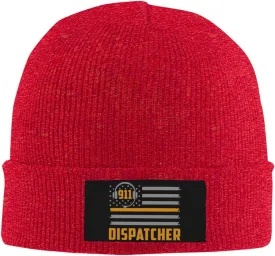 911 Dispatcher Beanie Hat Warm Knit Cuffed Beanie Cap Funny Winter Hat for Men Women