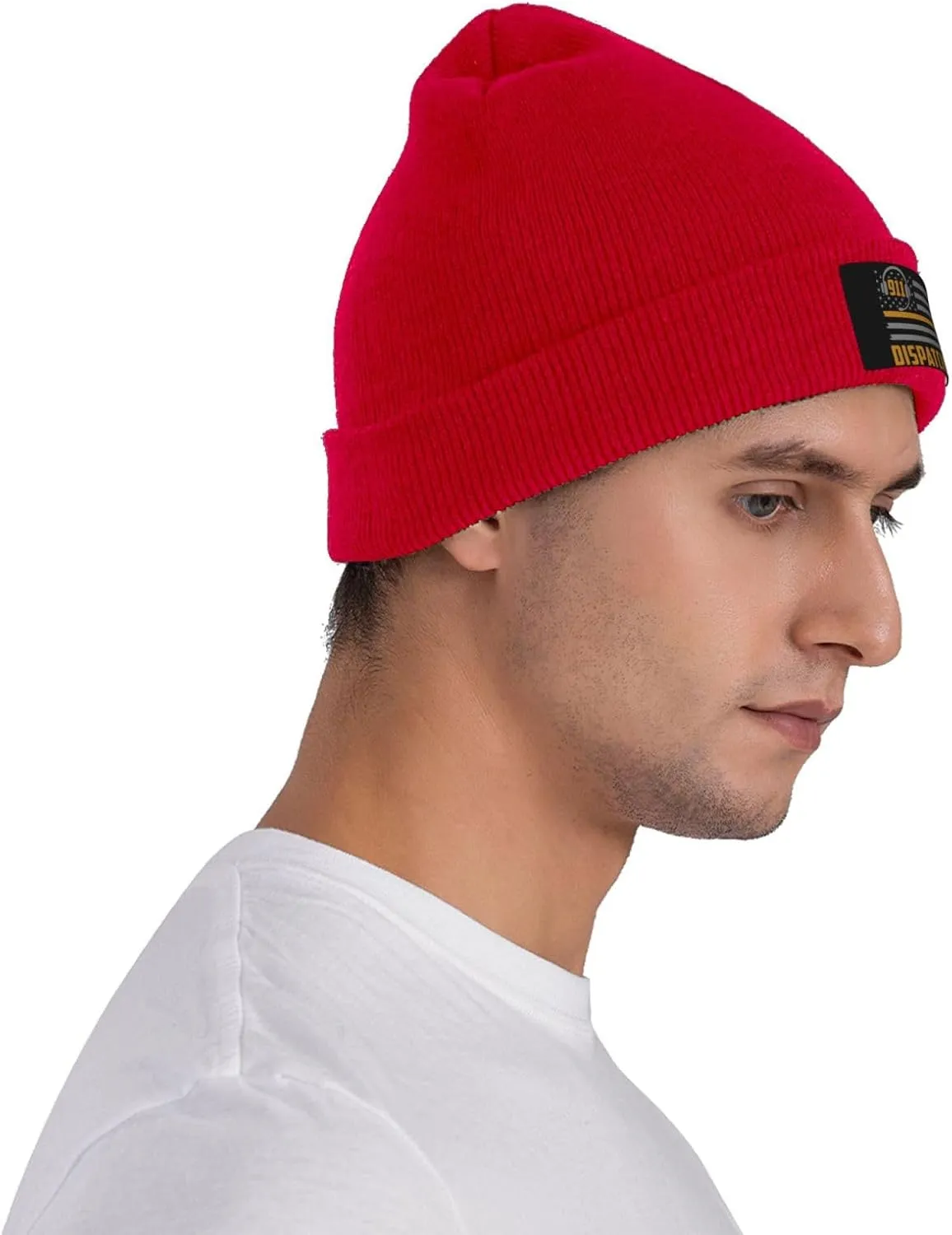 911 Dispatcher Beanie Hat Warm Knit Cuffed Beanie Cap Funny Winter Hat for Men Women