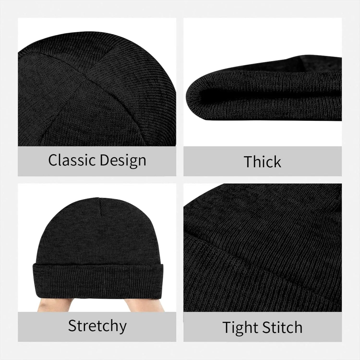 911 Dispatcher Beanie Hat Warm Knit Cuffed Beanie Cap Funny Winter Hat for Men Women