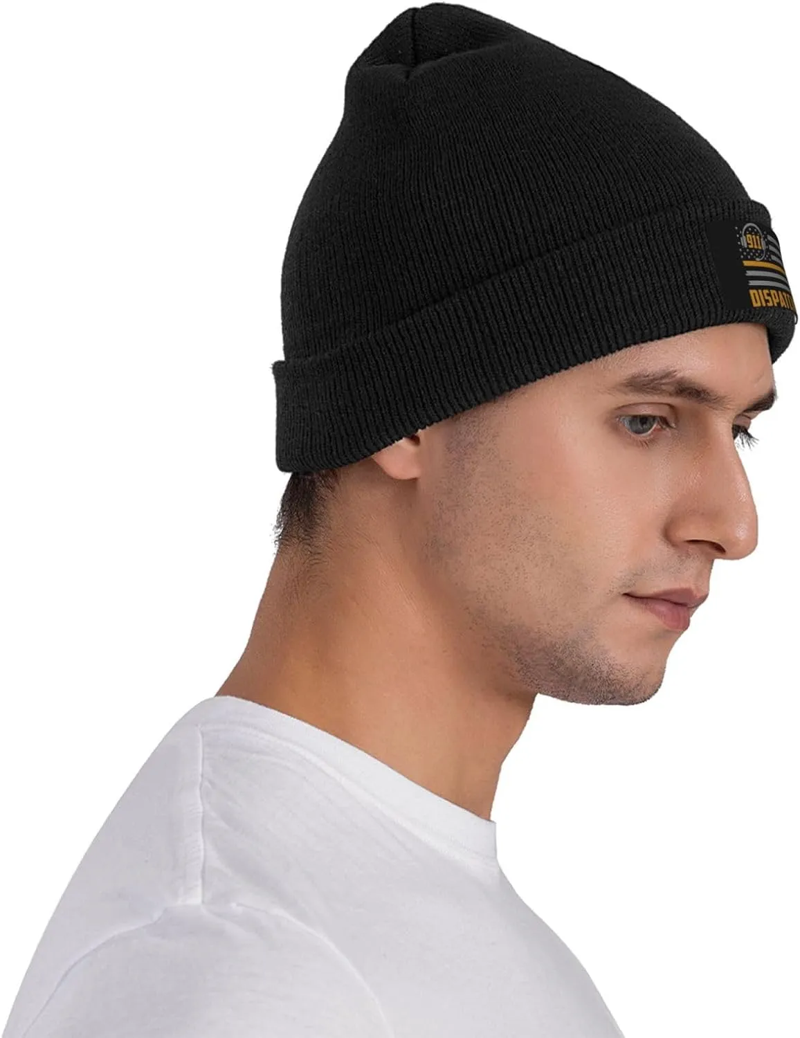 911 Dispatcher Beanie Hat Warm Knit Cuffed Beanie Cap Funny Winter Hat for Men Women
