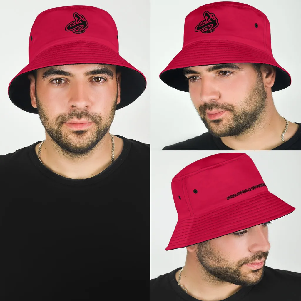 A.A. Red Black Bucket Hat