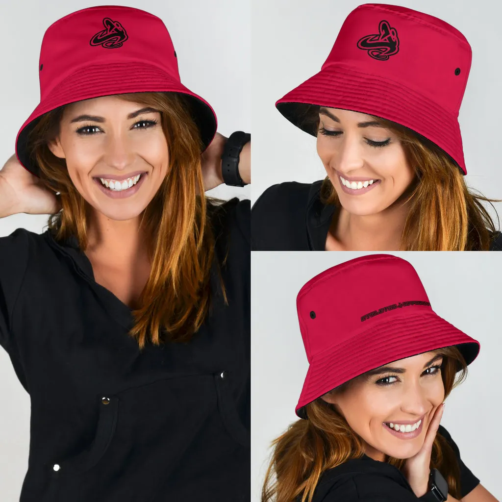 A.A. Red Black Bucket Hat