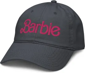 Barbie Flamingo Pink Logo Adjustable Baseball Hat