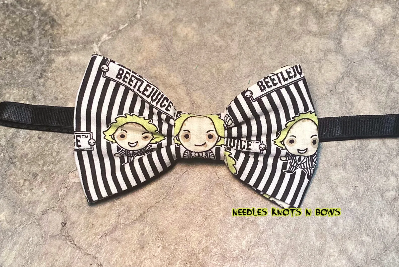 Beetlejuice Pre Tied Bow Tie