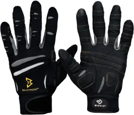 Bionic Women's Beastmode Full Finger Gym Workout Gloves