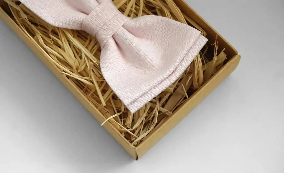 Blush Peach Bow tie for Men