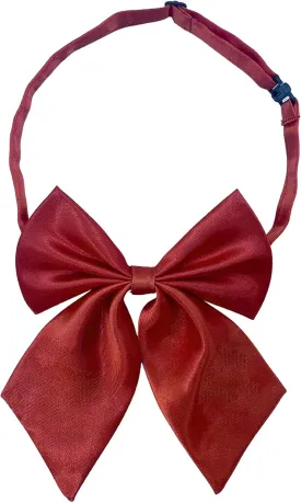 Bow Tie for Women, Adjustable Elegant Satin Bowtie for Dresses & Graduation & School Uniform & Weddings W-B1
