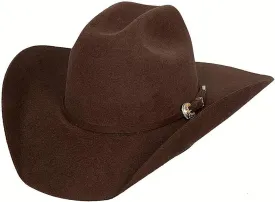 Bullhide Montecarlo unisex-adult Felt Collection Kingman 4x Premium Wool Western Cowboy Hat, 4" Brim