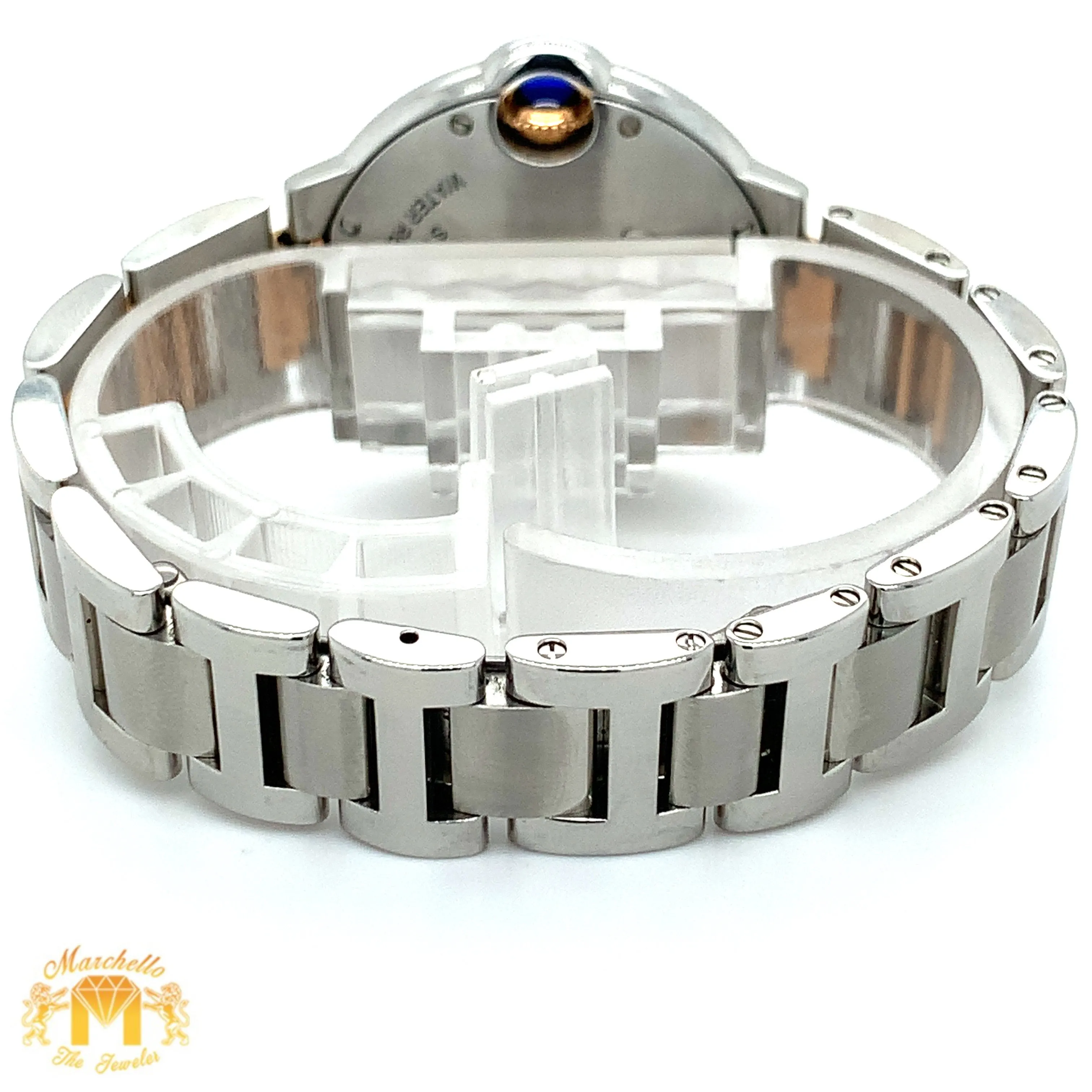 Cartier Ballon Bleu De Watch with Two-tone Oyster Bracelet (Model number: 3753)