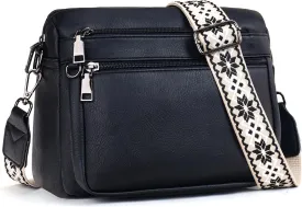 Crossbody Purses for Women Trendy,Vegan Leather Crossbody Bags,Cell Phone Camera Shoulder Handbags with Card Slots