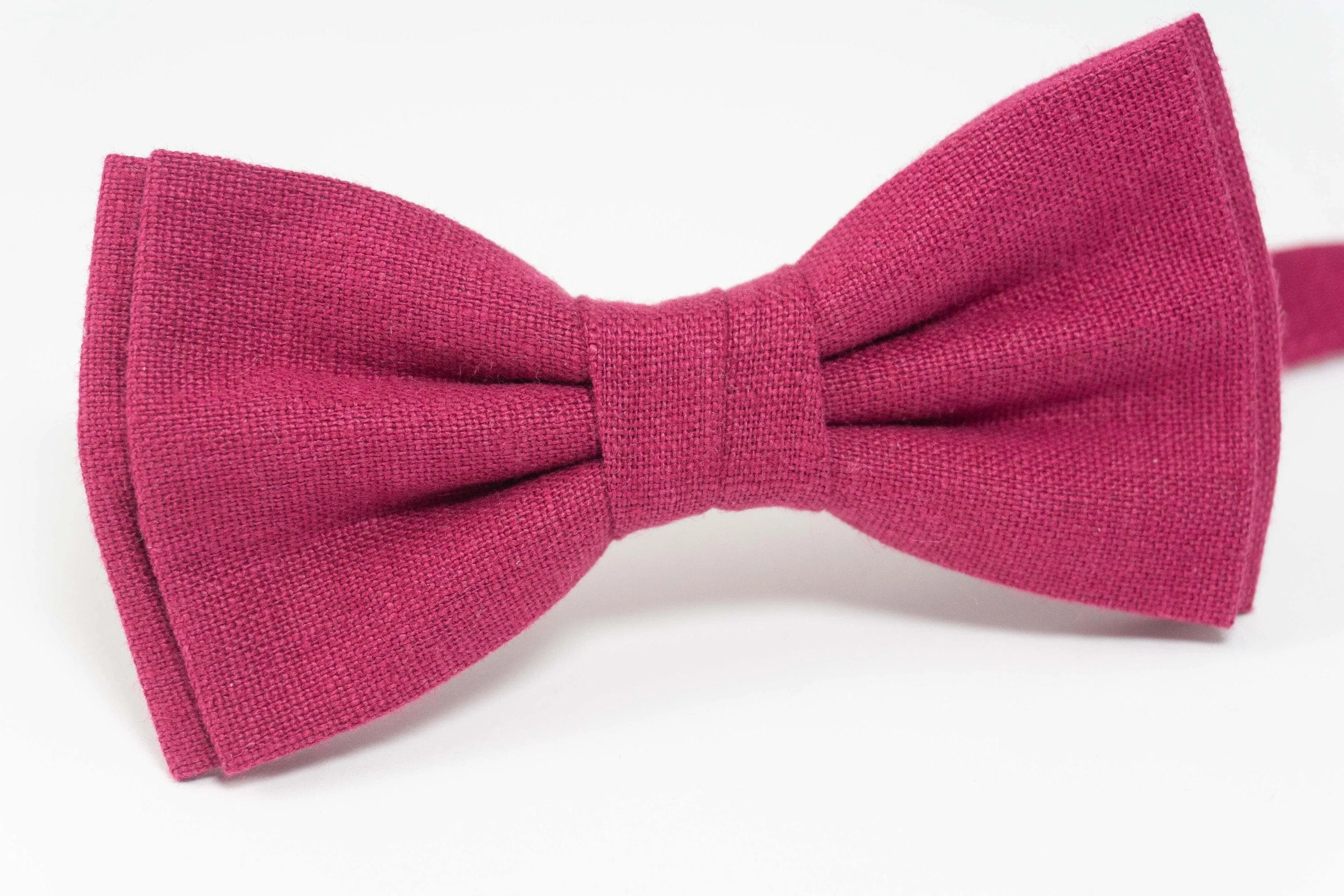 Cyclamen color mens bow tie | wedding bow ties