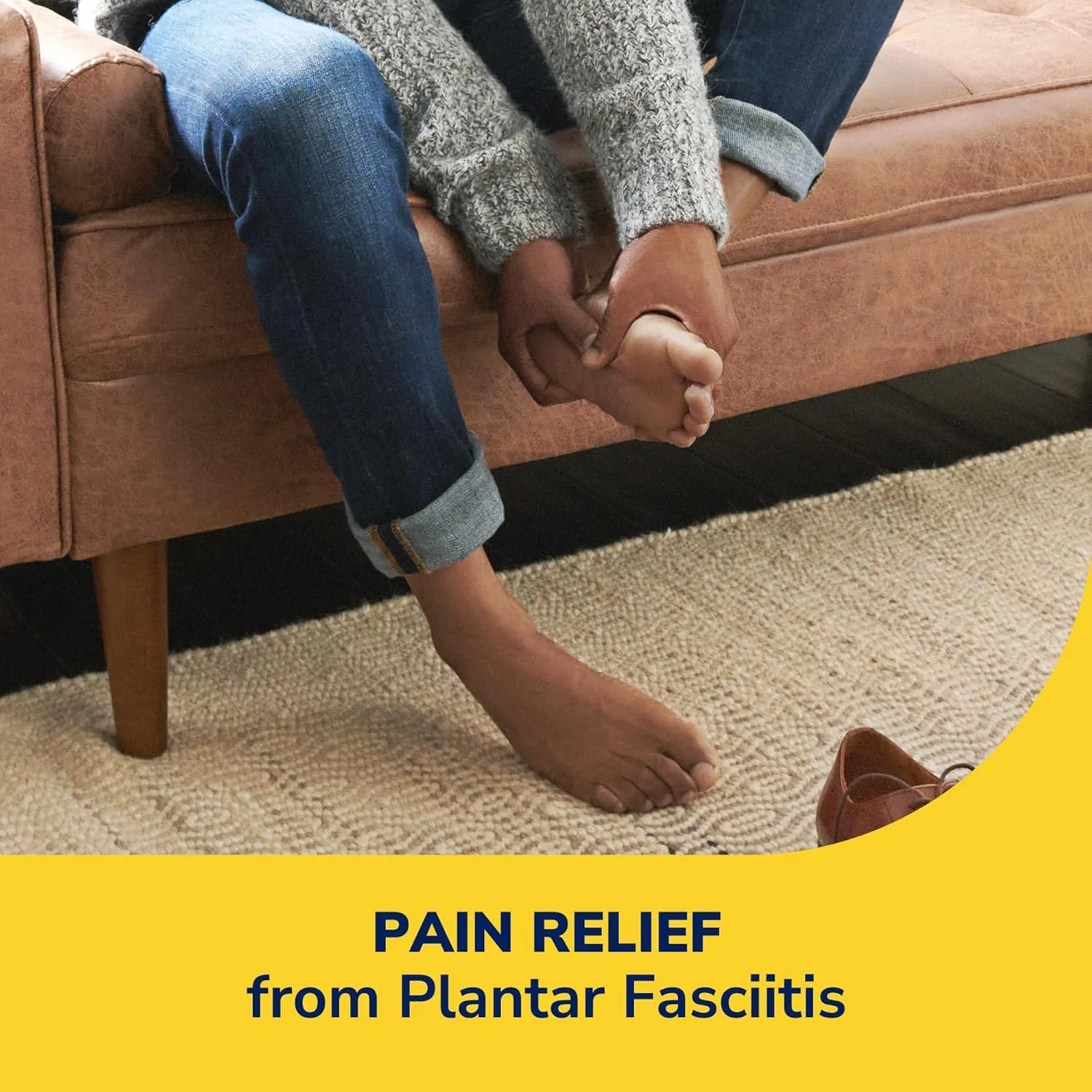 Dr. Scholl's Plantar Fasciitis Pain Patches with Hydrogel Flexible Technology, 8 Ct // Clinically Tested 12-Hour Daily Pain Relief - Contours to Your Foot - with Lidocaine & Menthol, 8 Treatments