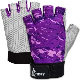 Drasry UV Fishing Gloves Fingerless Sun Protection Men Women UPF50 SPF for Fishing Kayaking Paddling Hiking Sailing Rowing Driving Canoeing Glove