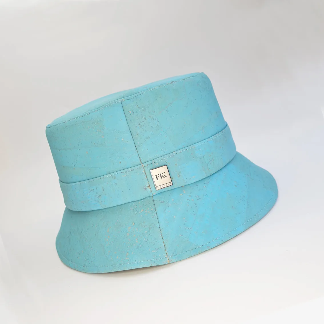 FABRIKK Montecristo Eco Cork Bucket Hat | Bahama Blue | Vegan Hat