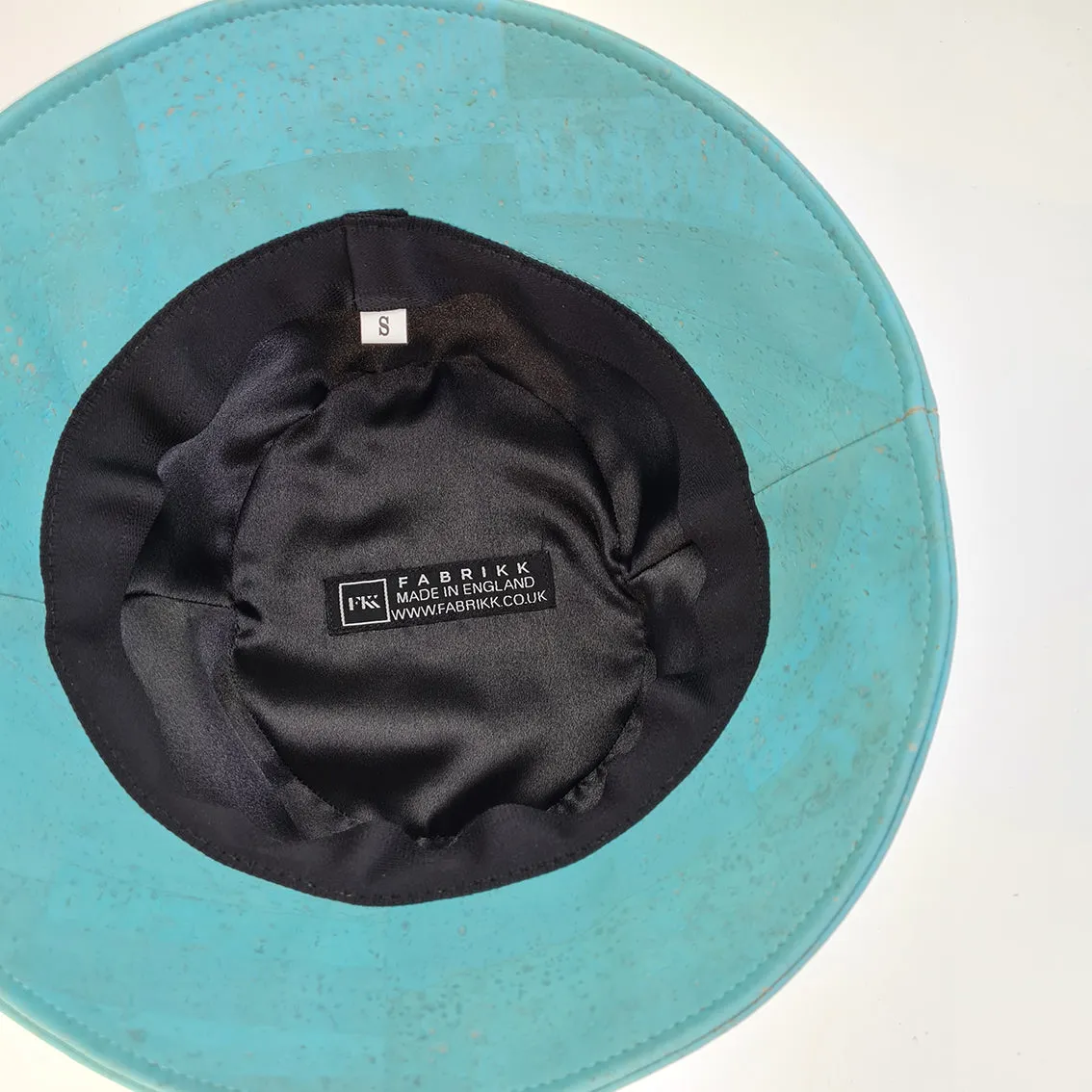 FABRIKK Montecristo Eco Cork Bucket Hat | Bahama Blue | Vegan Hat