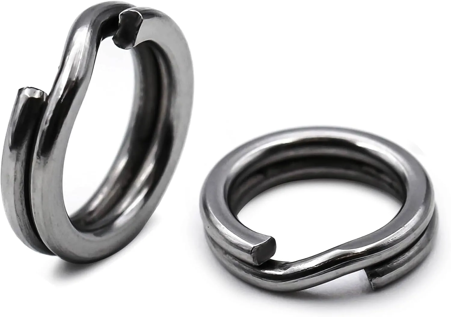 Fishing Split Rings - 100Pcs Stainless Steel Lure Ring for Link Fishing Hooks Heavy Duty Saltwater Terminal Tackle Connector