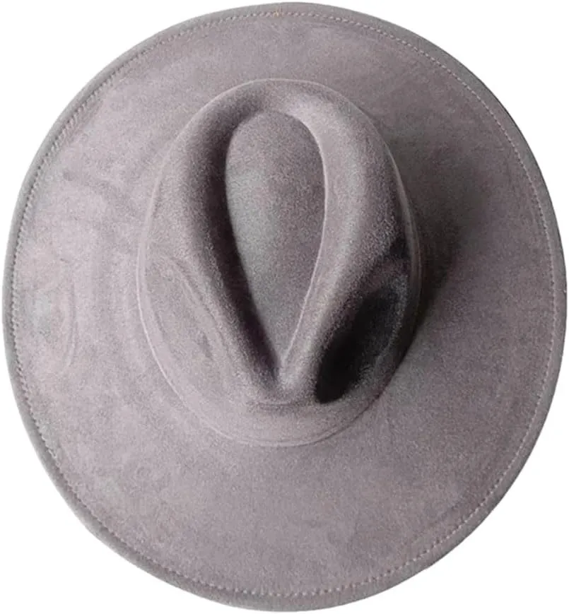 Hgvcfcv Men's and Women's Jazz Hat British Style Sombrero Hombre Fedora Hats for Women Fashionable