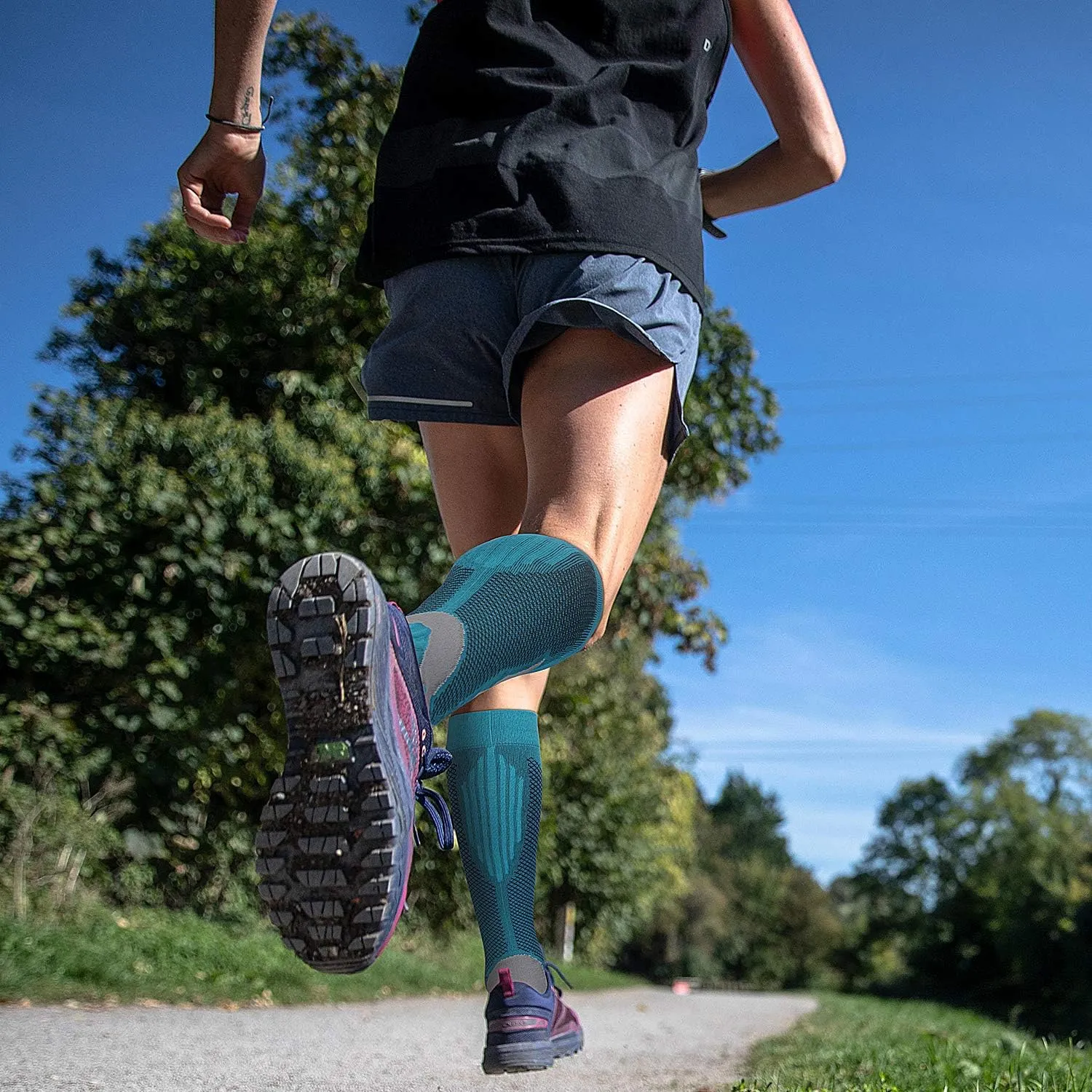 HYRIXDIRECT Compression Socks for Men Women 20-30 mmHg Compression Socks