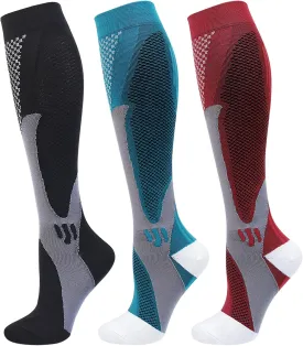 HYRIXDIRECT Compression Socks for Men Women 20-30 mmHg Compression Socks