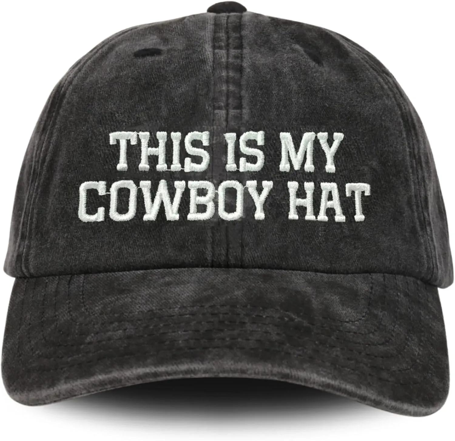 InnoBeta Cowboy Gifts Hat Cap for Men, Funny Adjustable Embroidered Cowboy Trucker Hat