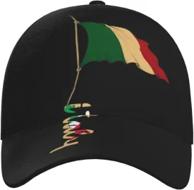 Italy Flag Snapback Cap Italy Baseball Hats Italian Sun Hat Adjustable Flag Cap Italy Hats for Women Men