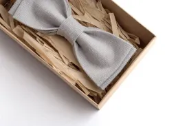 Light Gray Toddler Bow Ties - Eco-Friendly and Stylish Accessories