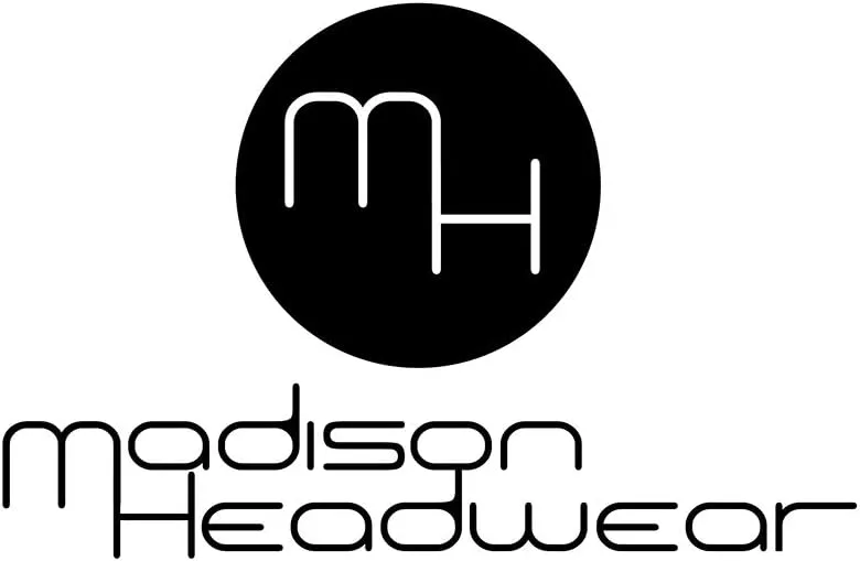 Madison Headwear Pretied Head Scarves for Women Featuring A Unique Sparkly Foil Finish and Stretchy Ribbed Fabric
