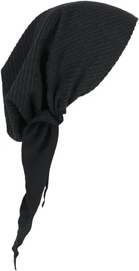 Madison Headwear Pretied Head Scarves for Women Featuring A Unique Sparkly Foil Finish and Stretchy Ribbed Fabric