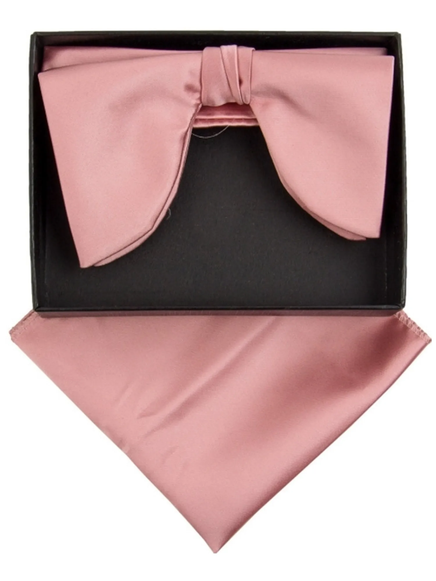 Men's Edwardian Wedding PreTied Tuxedo Bow Tie Adjustable Length W/Hanky