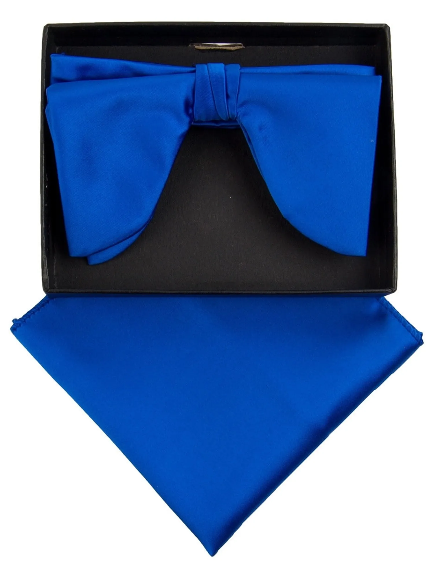 Men's Edwardian Wedding PreTied Tuxedo Bow Tie Adjustable Length W/Hanky