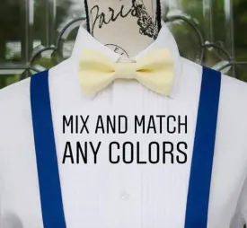 Mix and Match Bow Tie and Suspenders