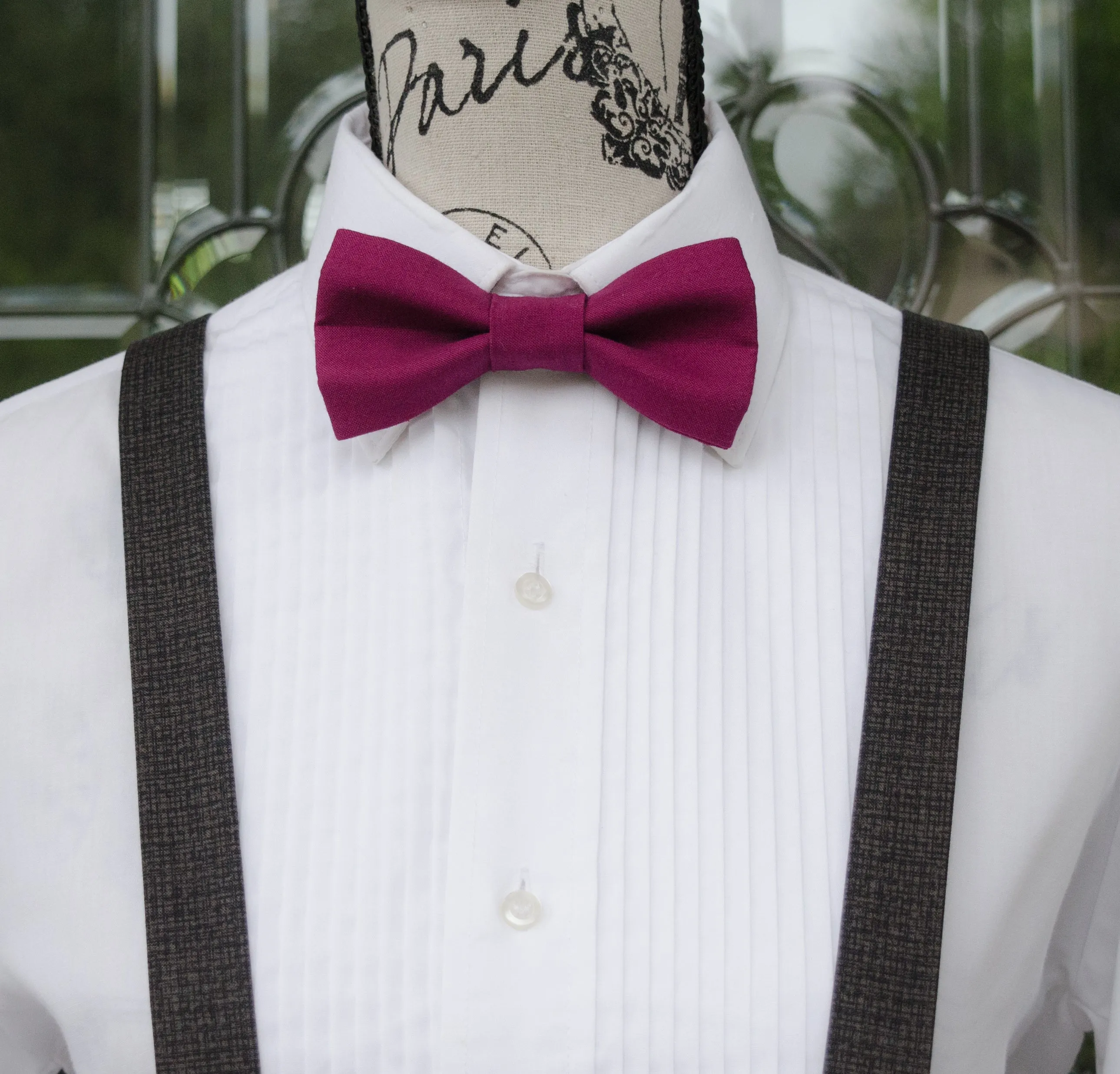 Mix and Match Bow Tie and Suspenders
