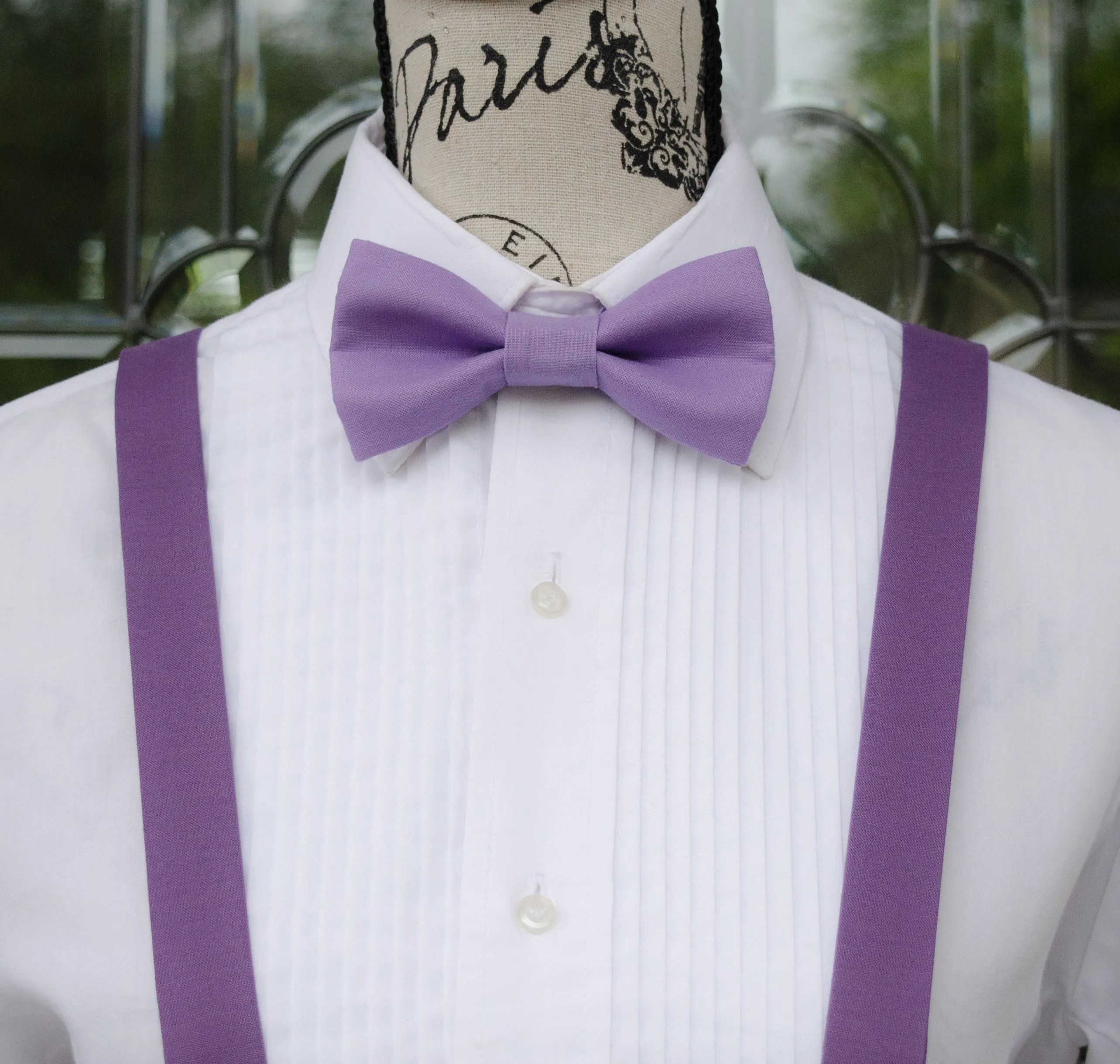 Mix and Match Bow Tie and Suspenders