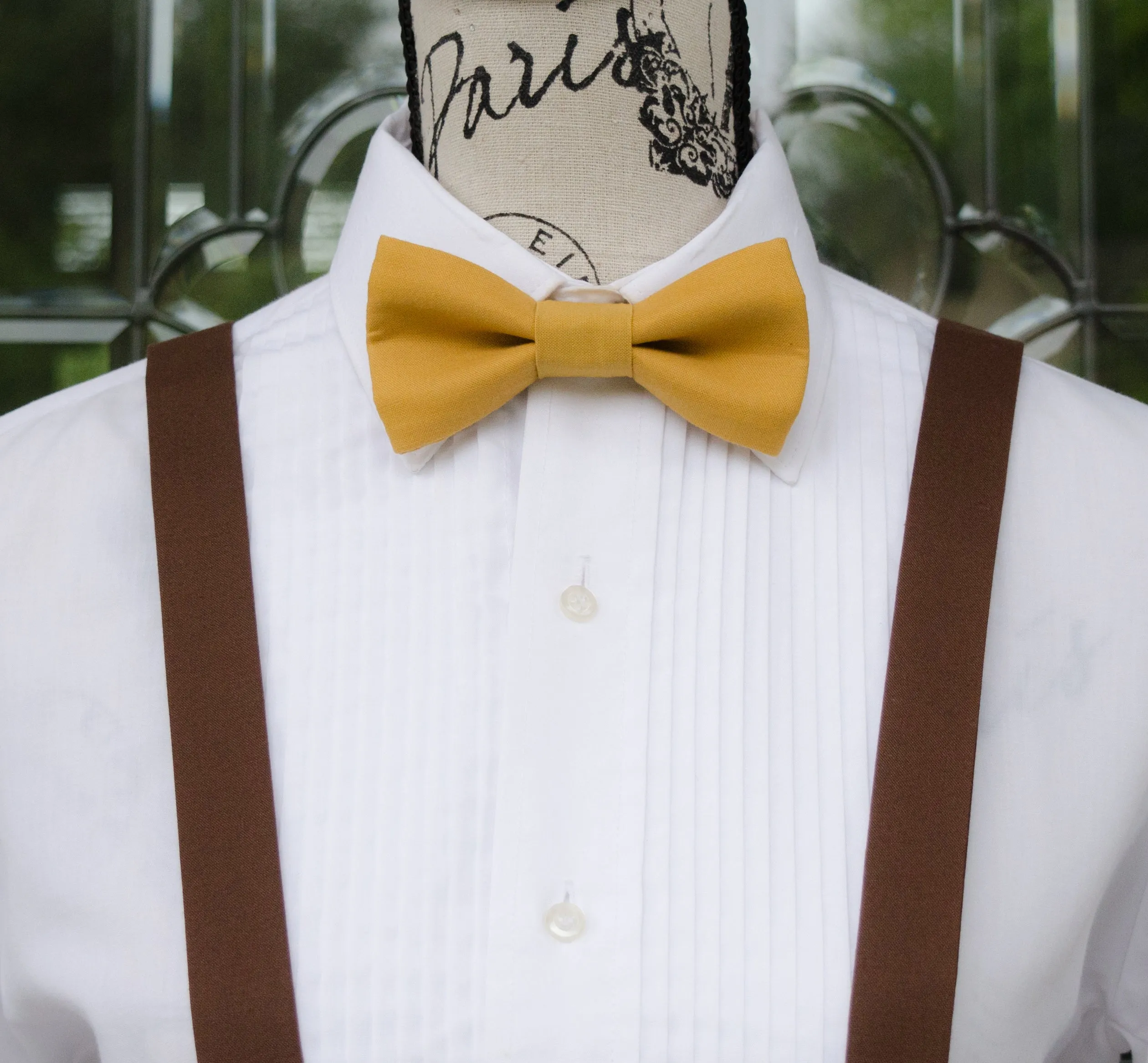 Mix and Match Bow Tie and Suspenders