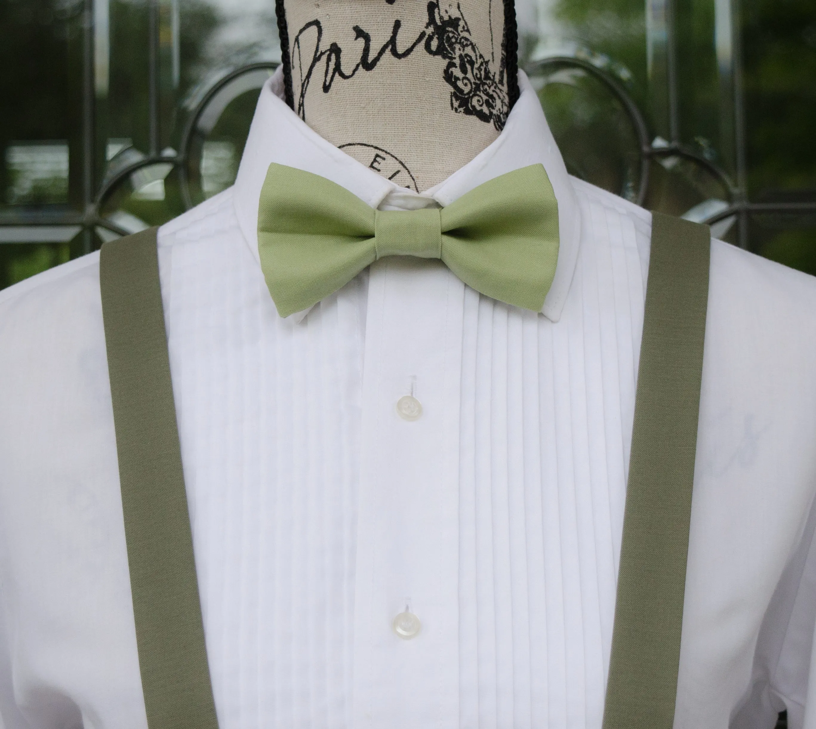 Mix and Match Bow Tie and Suspenders