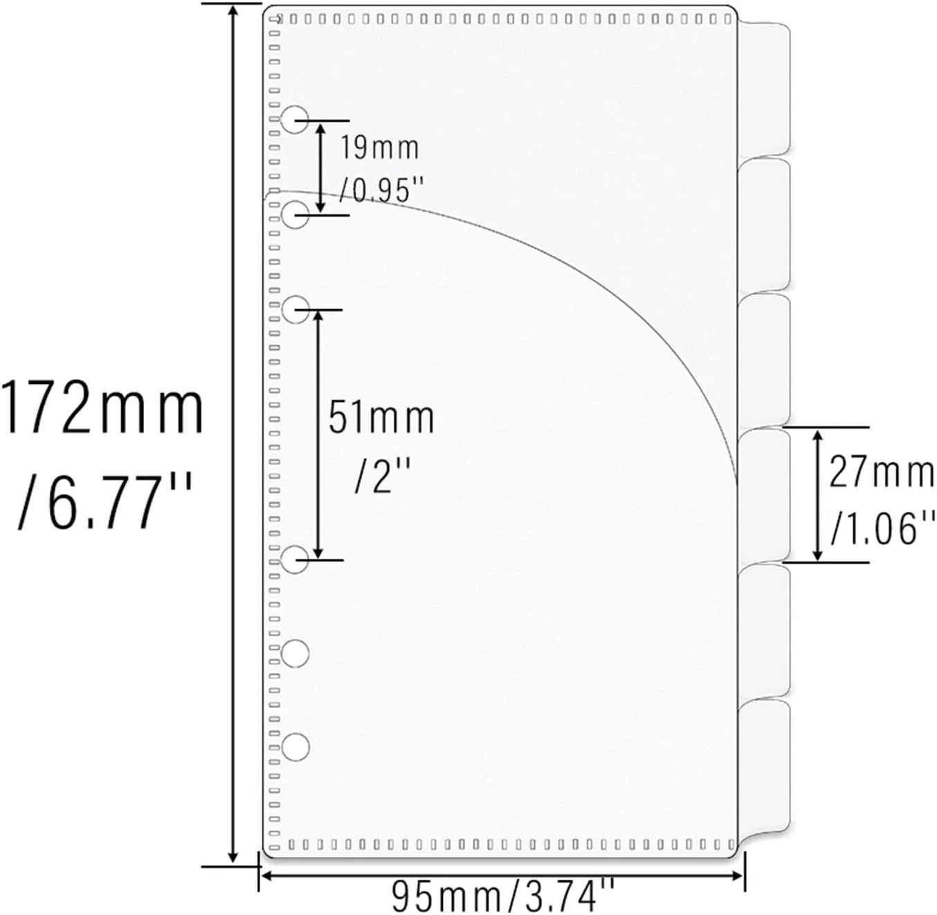 NatSumeBasics 12 A6 Cash Envelopes Frosted 0.3mm PP A6 Binder Pocket Dividers with Label Sticker for 6 Ring Budgeting Planner Inserts Supplies Accessories (12 Frosted)
