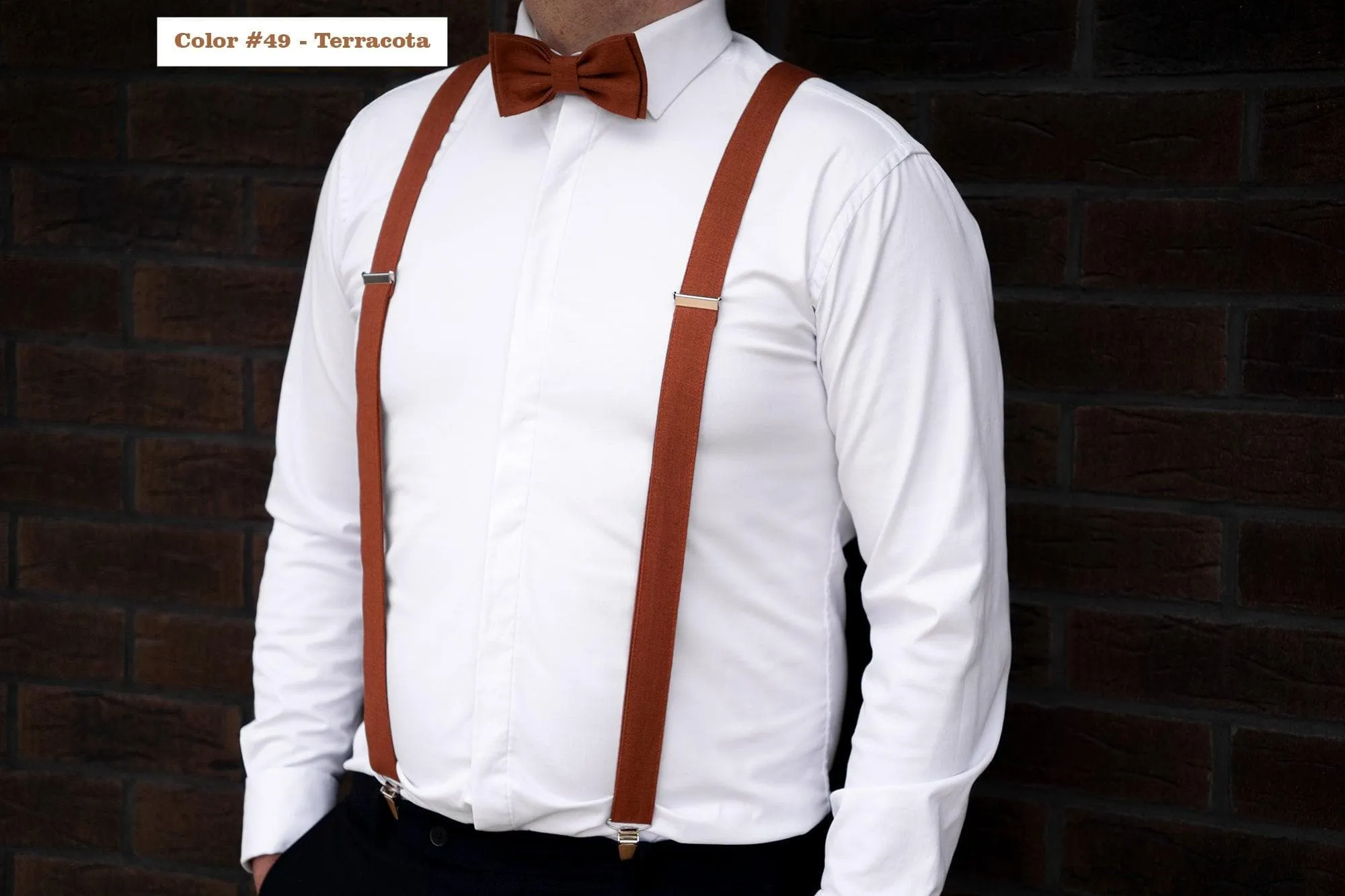 Plum bow tie and pocket square | Plum bow tie