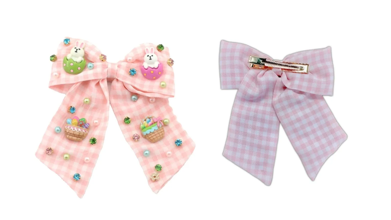 Poppyland HAIR BOW - Baskets and Bunnies