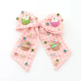 Poppyland HAIR BOW - Baskets and Bunnies