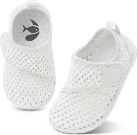 shopUAL Toddler Water Shoes Kids Girls Boys Beach Aqua Socks Skin Barefoot Walking Water Shoes Quick Dry Non-Slip Breathable Swim Pool Surf