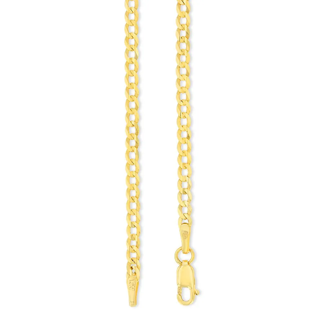 Solid 14k Yellow Gold Silhouette Botonee Orthodox Cross Pendant with Cuban Necklace