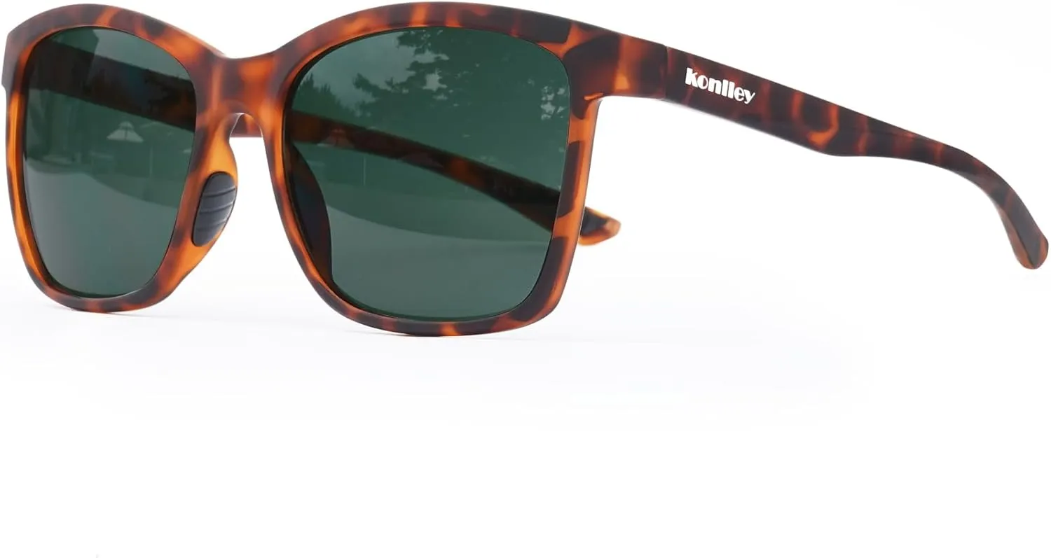Vintage Sunglasses for Men & Women, Retro Eyewear with Non-slip Flexible Frame, Polarized/Non-Polarized Lens UV Protection
