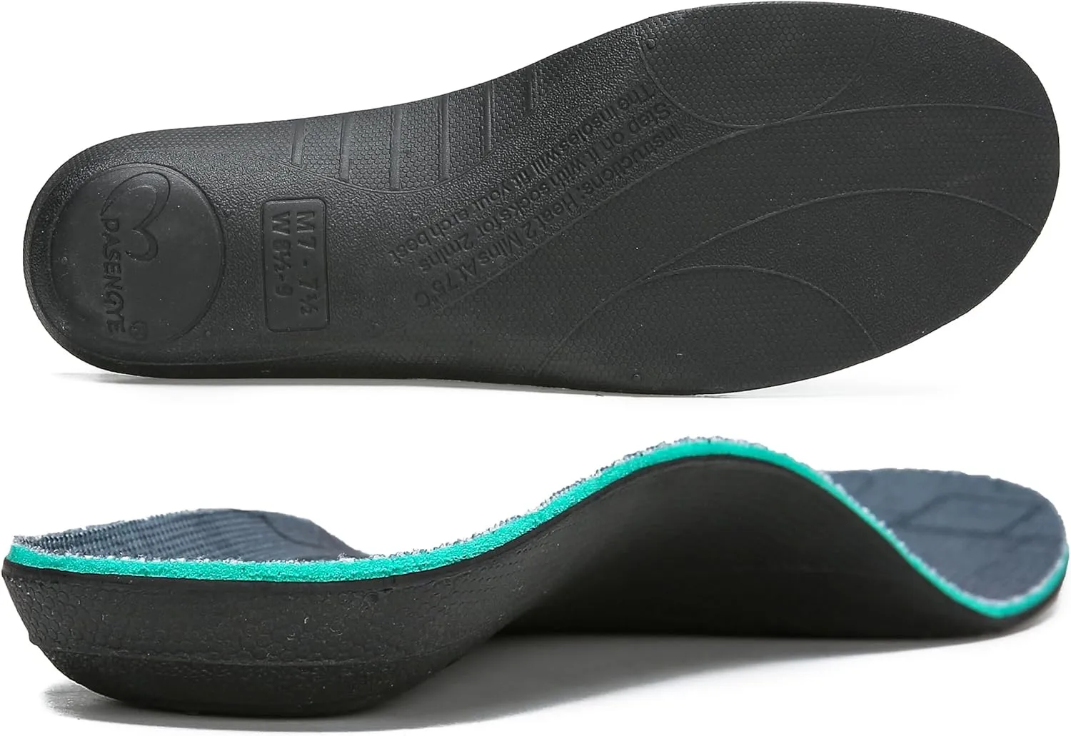 Wear or Heat Moldable Plantar Fasciitis Insoles NOT Much Cushion for Feet Pain Relief Orthopedic Arch Support Insoles Mens or Womens Foot Standing All Day Men Size 12-12.5 Gray